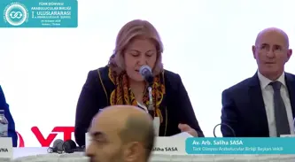 Sayın Av. Arb. Saliha SASA - Türkiye - Uluslararası I. Arabuluculuk Şurası Konuşması