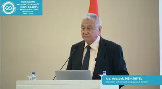 Sayın Arb. Avazbek SHEMSHİYEV - Kırgızistan - Uluslararası I. Arabuluculuk Şurası Konuşması