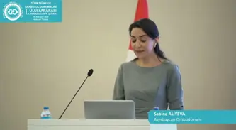 Azerbaycan Ombudsmanı Sayın Sabina ALİYEVA - Azerbaycan - Uluslararası I. Arabuluculuk Şurası