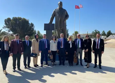 Av. Rauf Raif Denktaş Anıtı Ziyareti