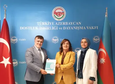 Türkiye Azerbaycan Dostluk, İşbirliği ve Dayanışma Vakfı Başkanı kıymetli hocamız Sayın Prof. Dr. Aygün Attar Ziyareti.