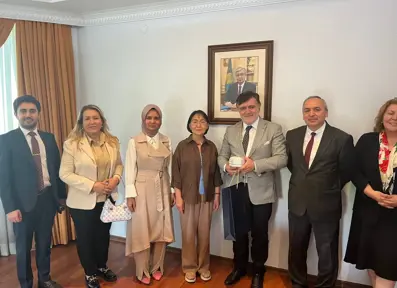 Kazakistan Cumhuriyeti Ankara Büyükelçiligini ziyaret ettik. 