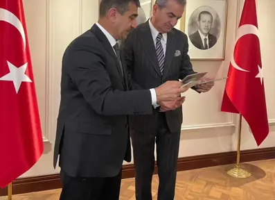 T.C. Cumhurbaşkanlığı Hukuk Politikaları Kurulu Üyesi Sayın Vedat Ali Tektaş Ziyaret Edilmiştir.